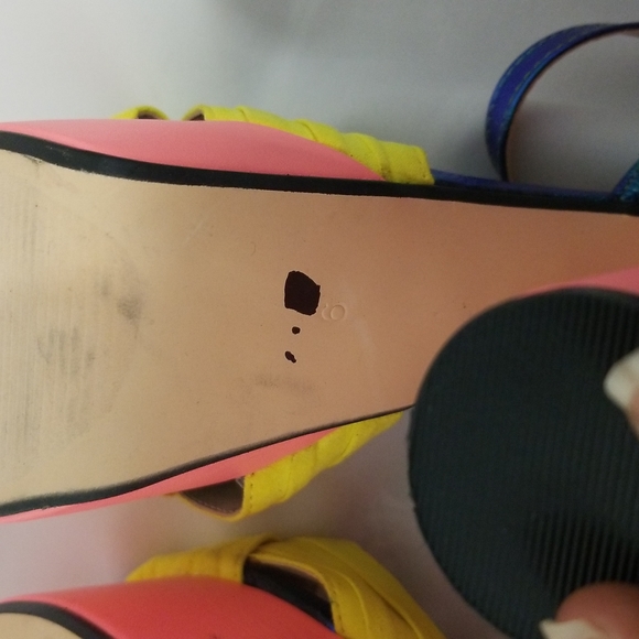 Lemon Drop by Privileged Multicolored Heels - Picture 10 of 10